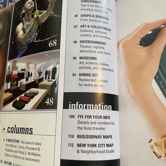 Vintage New York City Promenade and In New York Magazine (March 2006) - Picture 6 of 16